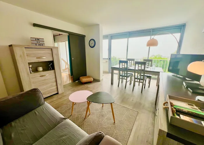 Apartment L'horizon, Vue Mer, Avec Wifi & Place De Parking - Foncillon